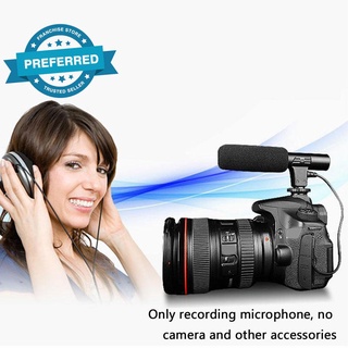 Camera Microphone MIC For Nikon Canon DSLR DV Interview Recording External V6N4