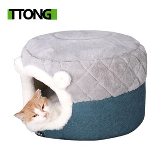 Cat Bed House Soft Plush Kennel Puppy Cushion Small Dogs Cats Nest Winter Warm Sleeping Pet Dog Bed