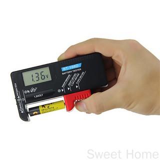 【spot good】✚BT-168D Digital Battery Tester Volt Checker 9V 1.5V Button Cell Rechargeable AAA AA C D