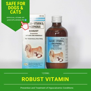 Robust Calcium and Phosphorus Oral Suspension for Dogs & Cats (120ml) [PRICE SLASHED]