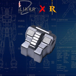 Chrome RX-78 Body Artisan Keycap Mechanical Keyboard Resin Keycap Gundam Keycap