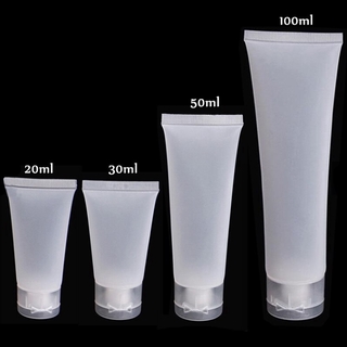 Ifme 20/30/50/100 ML Empty Bottles for Cosmetics Facial Cleanser Hand Cream Cosmetic Bottle Tube Screw Cap Flip