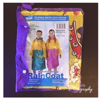 Rain Gear▥☄☾(ELLA SHOP) Kids Raincoat