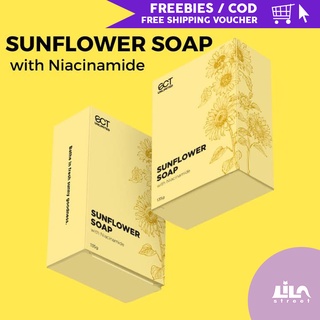 [With Freebie] SCT Unlimited Sunflower Soap with Niacimide