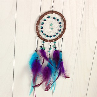 Dream Catcher Feathers Core Bead Dreamcatcher Home Wall Car Decoration Hanging