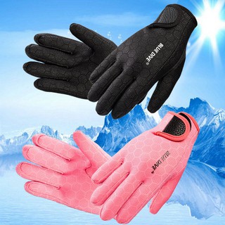 Black/Pink 1.5mm Neoprene Diving Scuba Wetsuit Gloves Spearfishing Kayaking