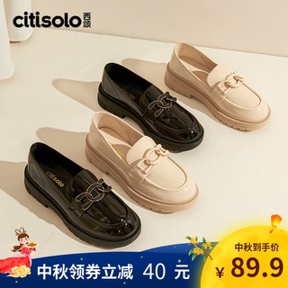 2021 Spring And Autumn Thick Bottom Small Leather Shoes