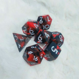 Handmade Resin Dice Set (Customizable) (Perfect for Dungeons & Dragons / D&D)