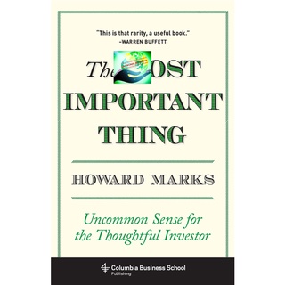 The most important thing Book