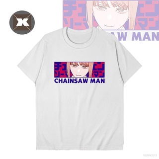LFD Chainsaw Man - Makima T-shirt Short Sleeve Anime Tops Cosplay Loose Tee Unisex Fashion Shirt Plus Size