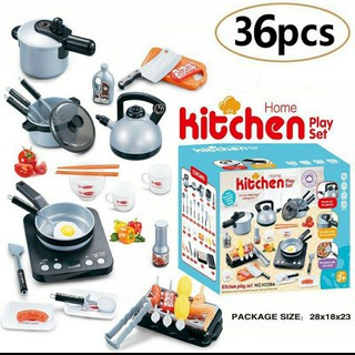 Kitchen Set Toy Cooking Pat with lights and sounds