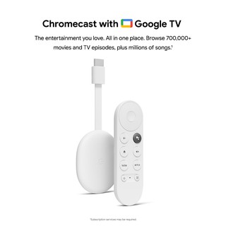 GOOGLE - Chromecast with Google TV (2020) - 4K Streaming Media Player (1)