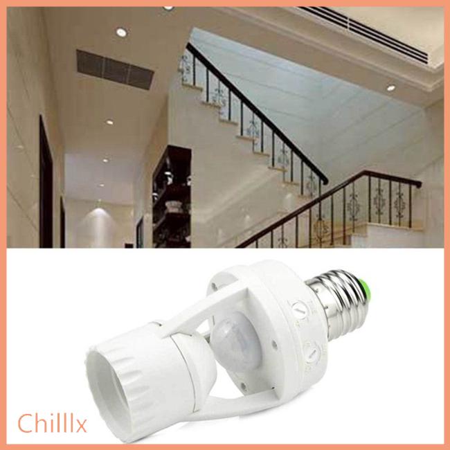 E27 LED Lamp Bulb Holder Light Socket Switch Infrared PIR Motion Sensor (9)