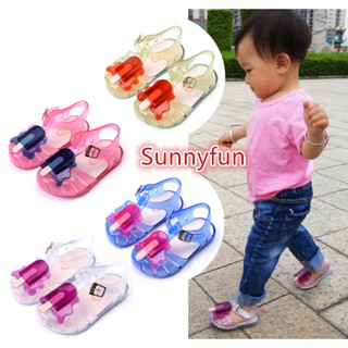 Popsicle Style Children Girls Shoes Ice Cream Round Toe Hook (1)