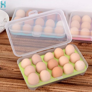 JH Egg Tray with Cover and Lock 15 slot