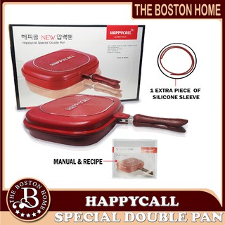 100% AUTHENTIC HAPPY SPECIAL DOUBLE SIDED GRILL/FRYING PAN (made in Korea 32cm )