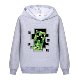 Minecraft Boys Clothes Hoodie Kid Cotton Game Sweatshirt Top