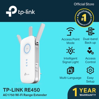 ✵✎☑TP-Link RE450 AC1750 Wi-Fi Range Extender | Dual Band WiFi Extender | 2.4GHz & 5GHz WiFi Repeate