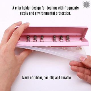 ♥TO♥ Adjustable 6-Hole Desktop Punch Puncher for A4 A5 A6 B7 Dairy Planner Organizer Six Ring Binder (8)