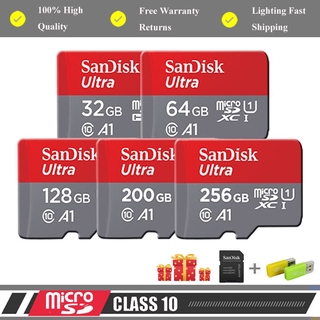 Sandisk 128GB Ultra Memory Card 64GB 16GB 256GB 512GB Micro SD UHS-1 C10 A1 SD Card -XYSDK71