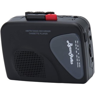Byron Statics Portable Cassette Player Recorder FM/AM Radio Walkman Tape Player 2AA Battery or USB