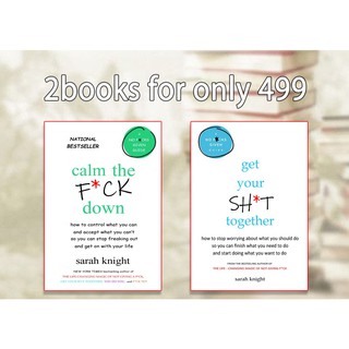book﹍﹍Calm The F*ck Down + Get your Sh*t Together by sarah knight