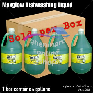 Wholesale Maxglow Dishwashing Liquid 1 gallon (sold per box)