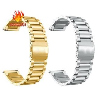 for Garmin 245 20mm Wrist Metal Band Watch Stainless Steel Watchband Bracelet for Garmin Vivoactive3 Watch Band-Sier