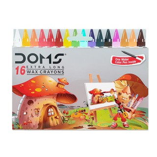 DOMS Wax Crayon 16 shades