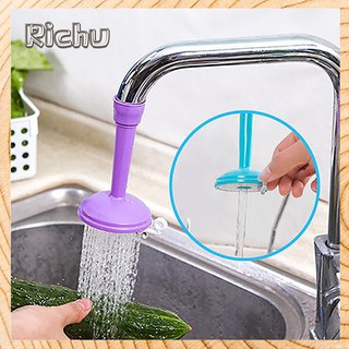 Richu_ Kitchen Handheld Faucet Showerhead Water-Saving Shower Head Filter Nozzle Rotating Spray Regulator TapWater