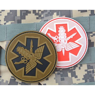 Tactical Embroidered 3D Badge Medical Patch Military Armband Velcro