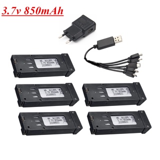 3.7V 850mAh Battery Charger Sets for E58 JY019 S168 RC Quadcopter Spare Parts 3.7v RC Drone Lipo BAA