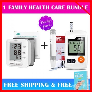 【Special Bundle】Cofoe Blood Glucose Monitor for Diabetes+Automatic Blood Pressure Monitor Free Gift#China Spot# p2YG