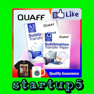 QUAFF SUBLIMATION PAPER A4/A3 SIZE 100SHEETS/50SHEETS PER PACK