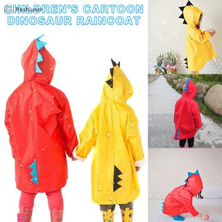 Toddler Baby Boy Girl Raincoat for Kids Dinosaur Rain Coat Cartoon Waterproof Hooded Cover Rainwear (1)
