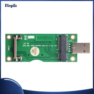 Virgils/ Mini PCI-E to USB Adapter with SIM 8Pin Card Slot for WWAN/LTE Module