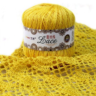 50g/ball Lace Crochet Cotton Thread Lace Yarn(#13-#25)