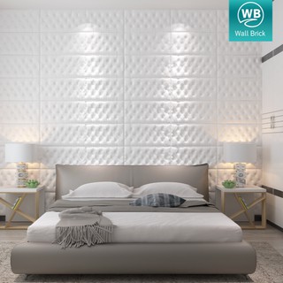 ⭐ WB -Manila⭐ 60x30cm 3D DIY Self Adhesive Anti-collision Foam Wallpaper Living Room Bedroom (8)