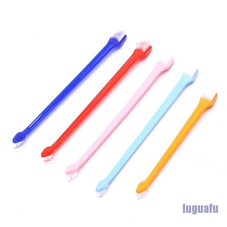 LUG 5pcs Pet Cat Dog Tooth Finger Brush Dental Care For Pet Toothbrush