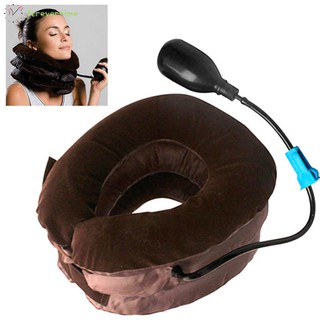 Inflatable Air Cervical Neck Traction Soft Brace Device Messager Unit