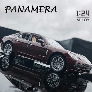 2021 New 1:24 Panamera Alloy Car Model Diecasts Toy Vehicles Toy Cars Sound and light Kid Toys For
