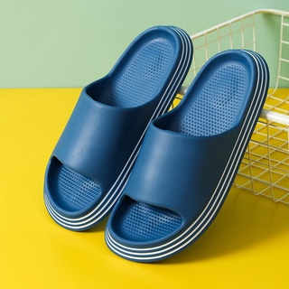 Japanese Muffin Thick Bottom Increased Cool Slippers Bathroom Bath Bedroom