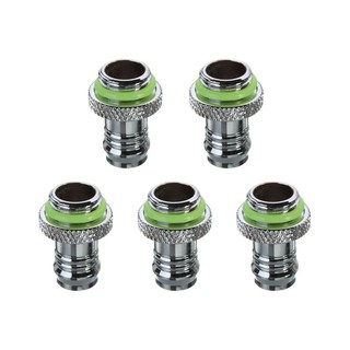 5Pcs Barb Fitting Water Cooling Radiator G1/4 Chromed Copper Water-Cooled Heat S