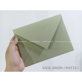5x7 Sage Green Envelope / Wedding Envelope Baronial (MATTE)