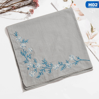 DIY Vintage Handkerchief Cotton Embroidered Lace Handkerchief Embroidery Supplies Handcraft Supplies (3)