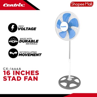Centrix CX-1666A 16" Made with Durable Materials and Three Speed Control Stand Fan