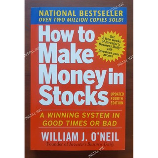 ORIGINAL Book - How to Make Money in Stocks (NOT REPRINTS)
