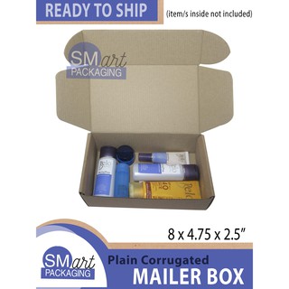 Corrugated Mailer Box 8 x 4.75 x 2.5” (30pcs)