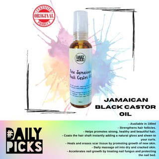 DailyPicks Jamaican Black Castor Oil (100ml) , Pure Oil