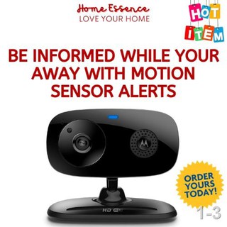 ▨Motorola Focus66 Baby Home Pet Monitor WIFI HD Motion Sensor Infrared Temp Display IP Camera CCTV